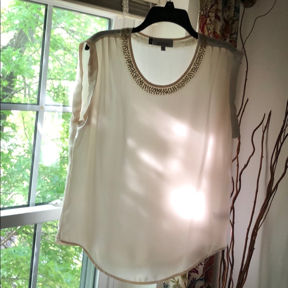 Jennifer Lopez ivory blouse